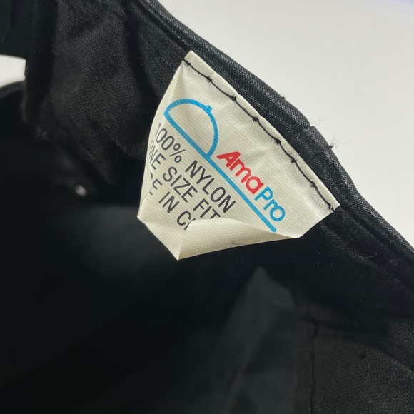 Chicago Bulls World Champions 1991 Black Vintage Nylon Ama Pro Hat Cap SnapBack - Picture 7 of 7